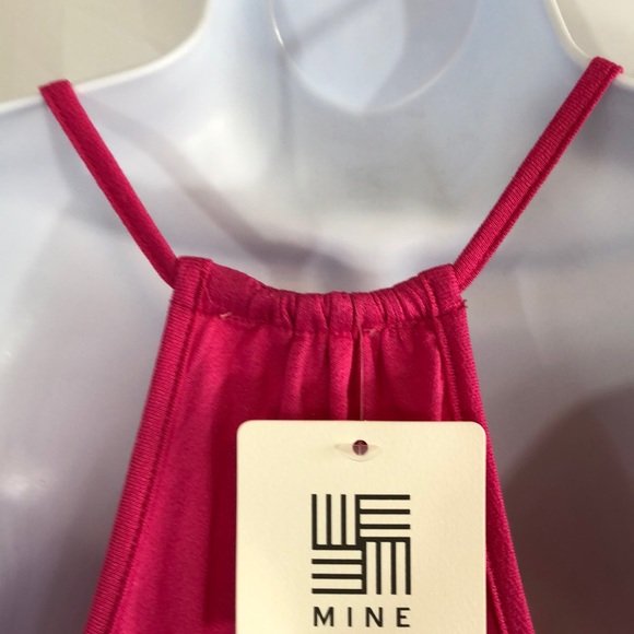 Mine Pink Halter Top Peek-A-Boo Size Medium - Picture 6 of 8